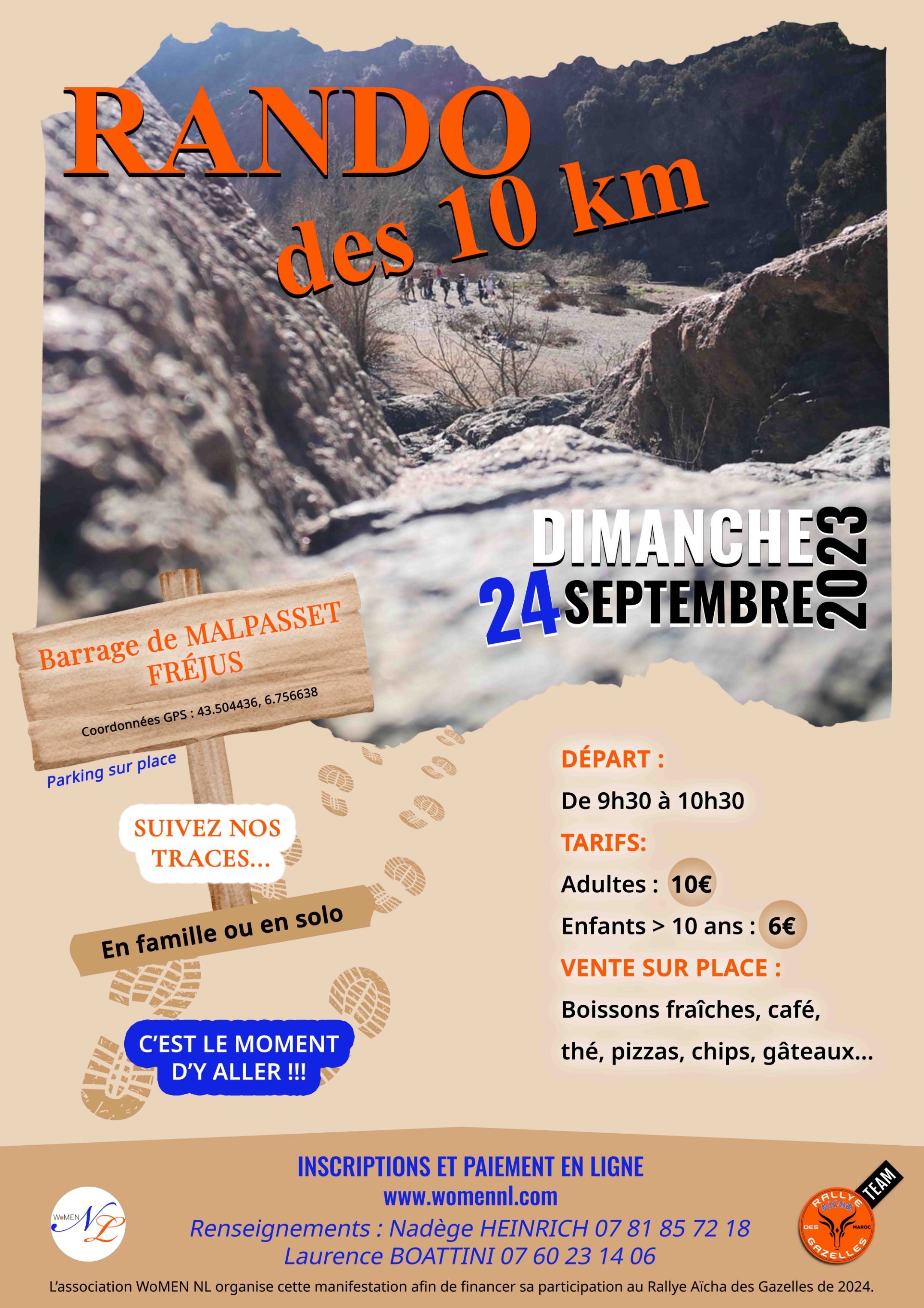 Randonnée des 10 km - barrage de Malpasset - 24-09-2023